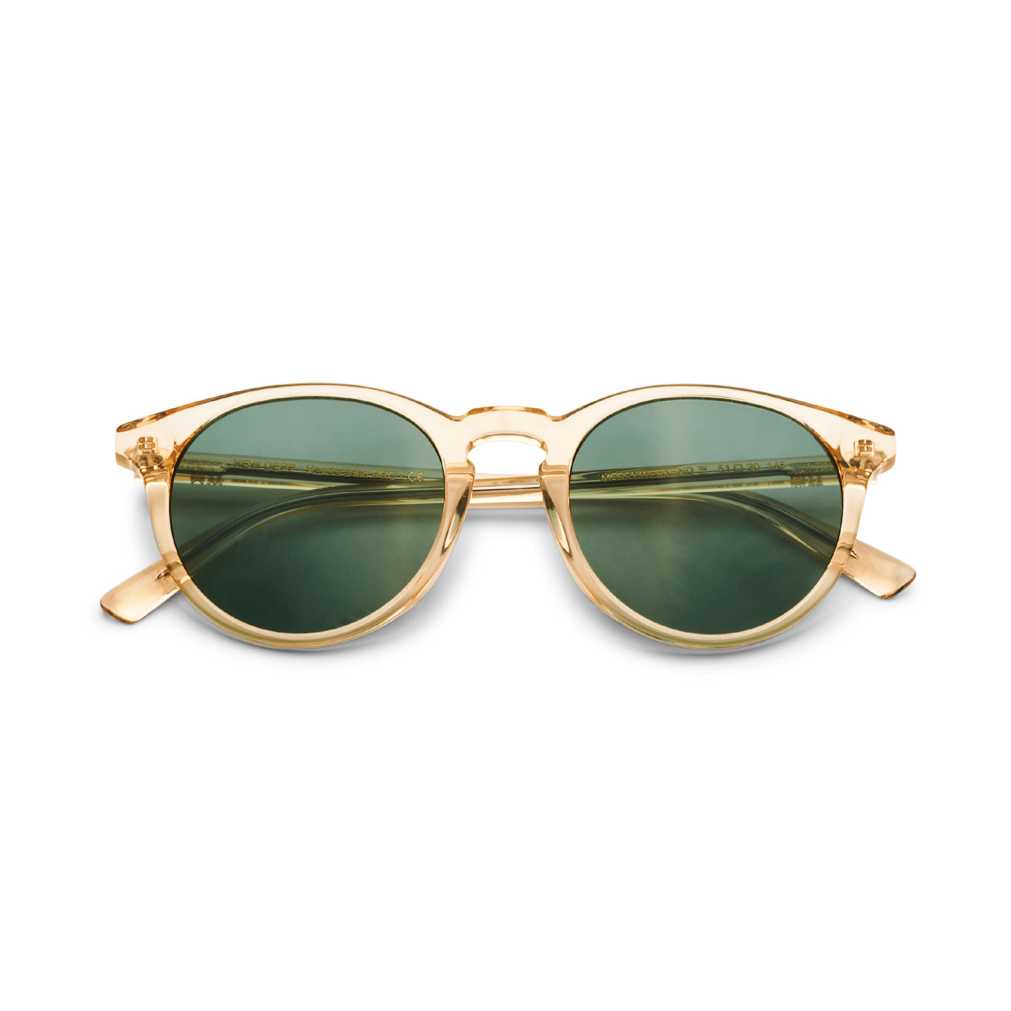 DEPP Champagne Green Sunglasses SMALL by Messy Weekend - PUNCH Watch & Eyewear - MESSY WEEKEND
