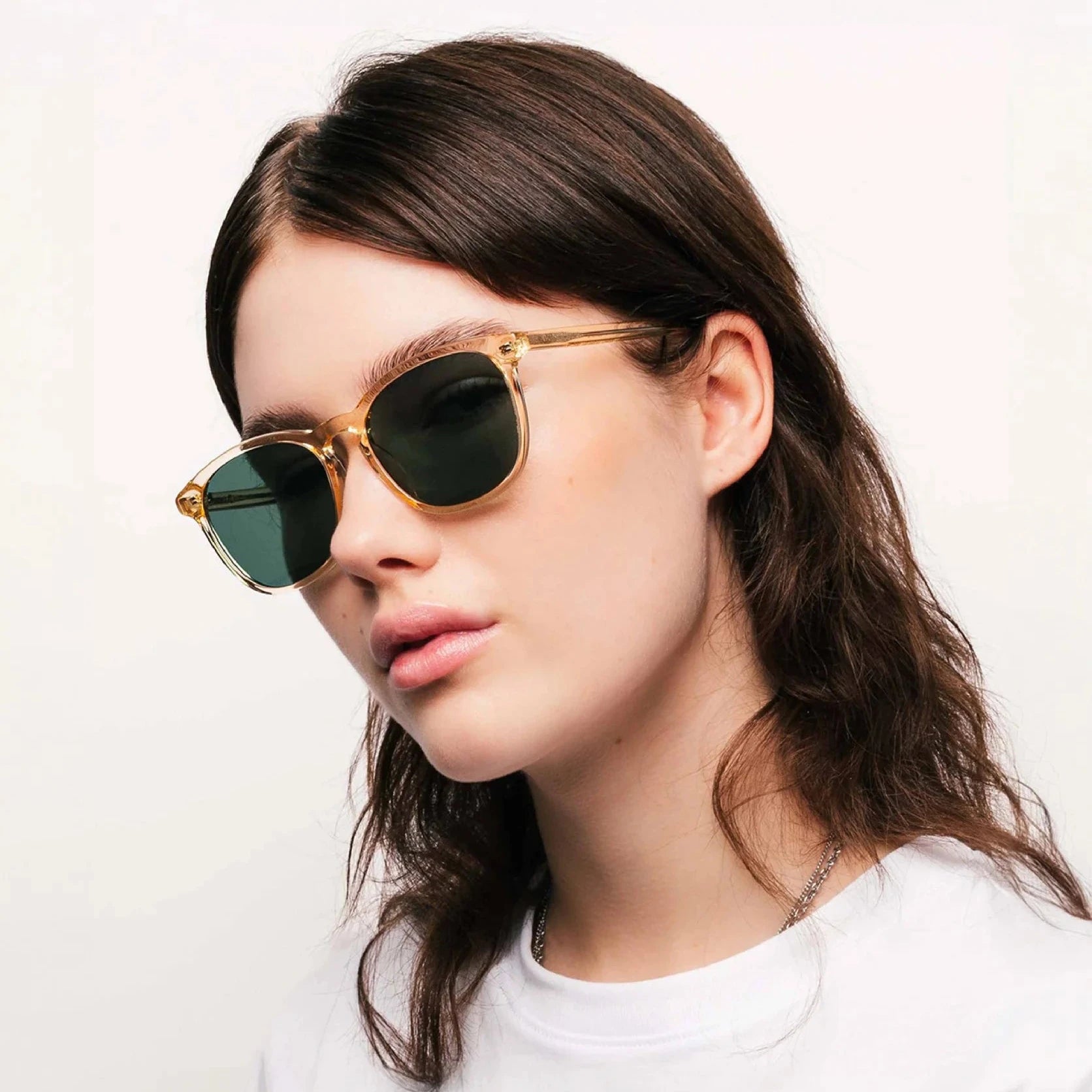 SEAN Champagne Green Sunglasses by Messy Weekend - PUNCH Watch & Eyewear - MESSY WEEKEND