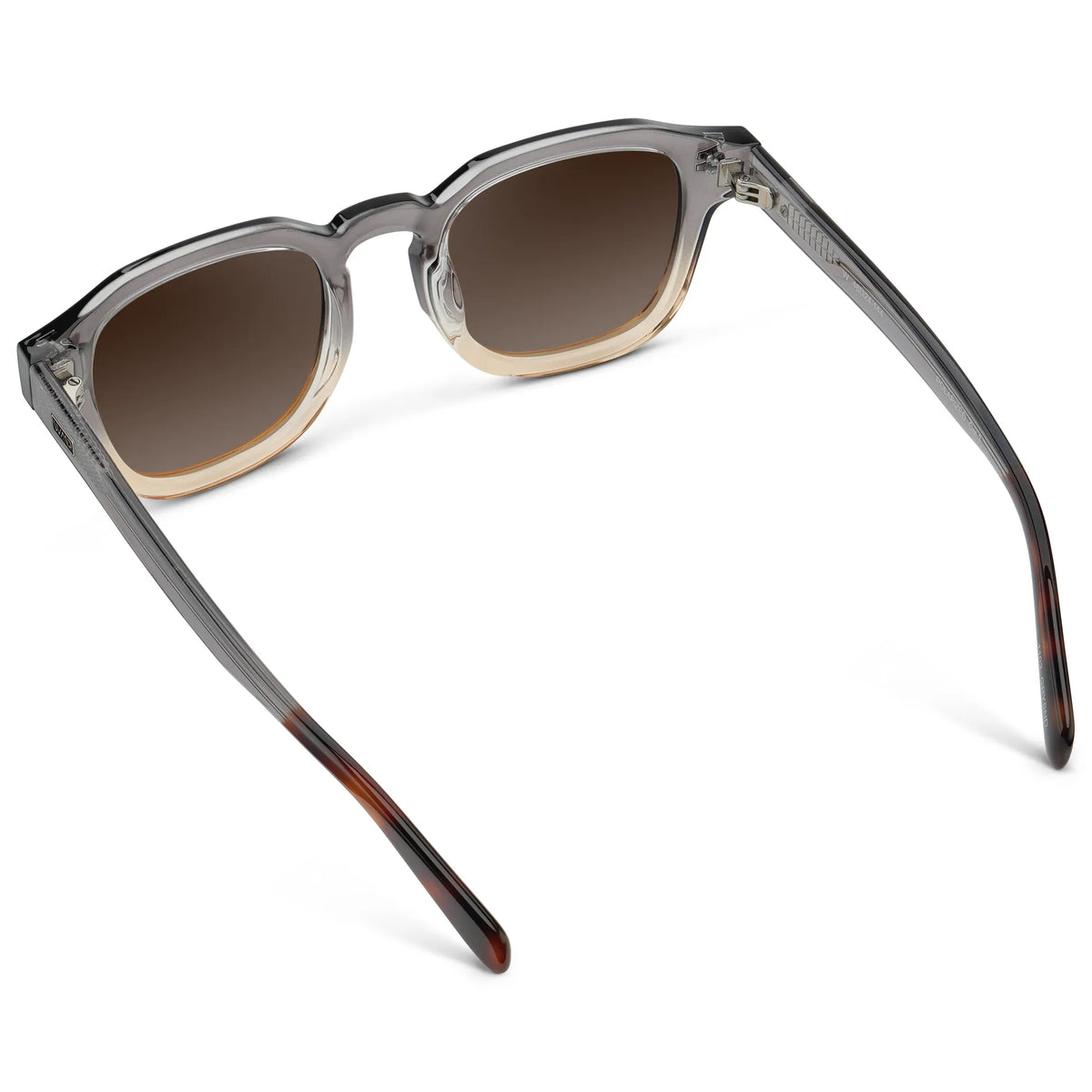 NELSON Retro Thick Framed Polarised Men's Sunglasses in Grey WMP Eyewear