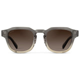 NELSON Retro Thick Framed Polarised Men's Sunglasses in Grey WMP Eyewear