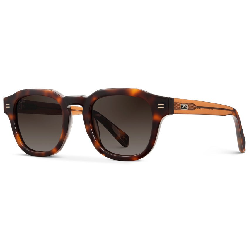NELSON Retro Thick Framed Polarized Men's Sunglasses in Havana Tortoise by WMP Eyewear - PUNCH Watch & Eyewear - WMP Eyewear