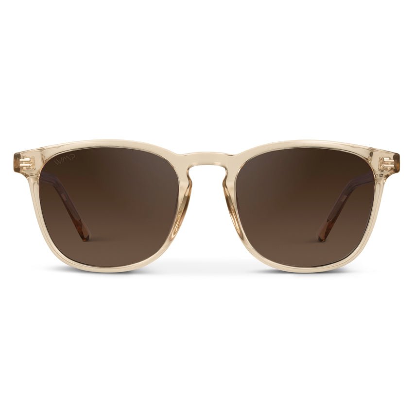 NICK Polarized Men's l Women's Sunglasses in Crystal Sand Brown by WMP Eyewear - PUNCH Watch & Eyewear - WMP Eyewear