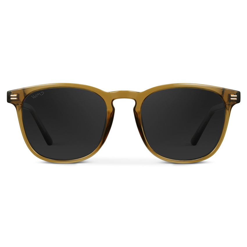 NICK Polarized Men's l Women's Sunglasses in Crystal Verde by WMP Eyewear - Punch Watch Design 