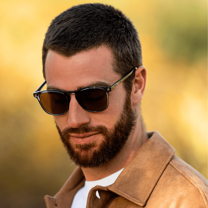 NICK Polarized Men's l Women's Sunglasses in Crystal Stone Blue by WMP Eyewear - PUNCH Watch & Eyewear - WMP Eyewear