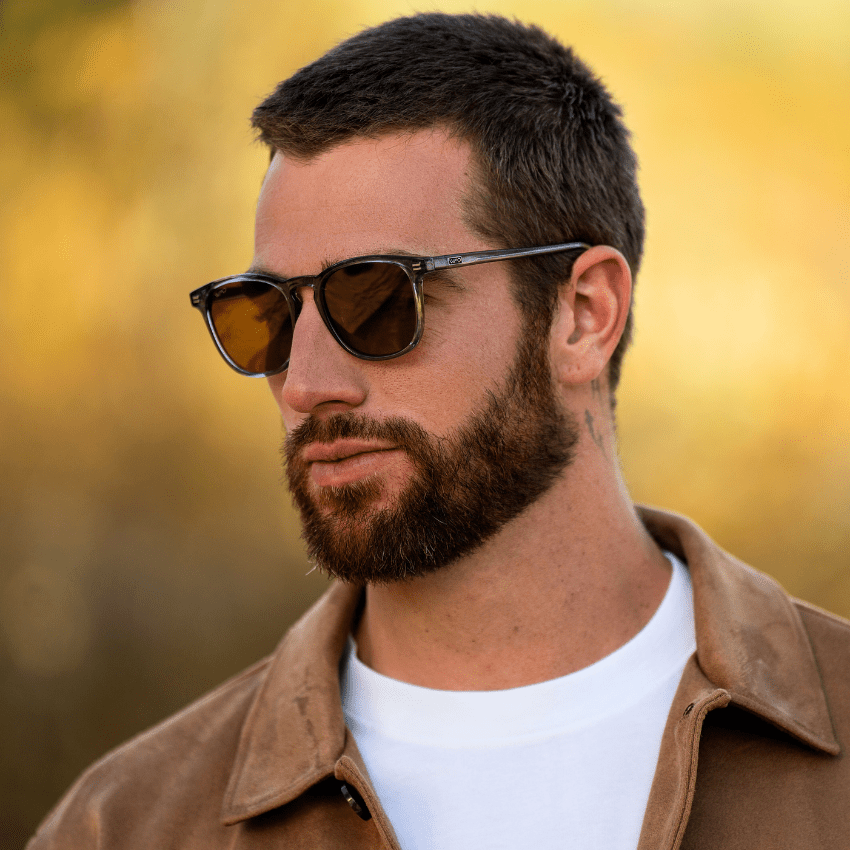 NICK Polarized Men's l Women's Sunglasses in Crystal Stone Blue by WMP Eyewear - PUNCH Watch & Eyewear - WMP Eyewear