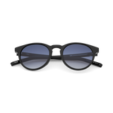 OLO Black Classic Round Acetate Sunglasses fmr Depp by Messy Weekend