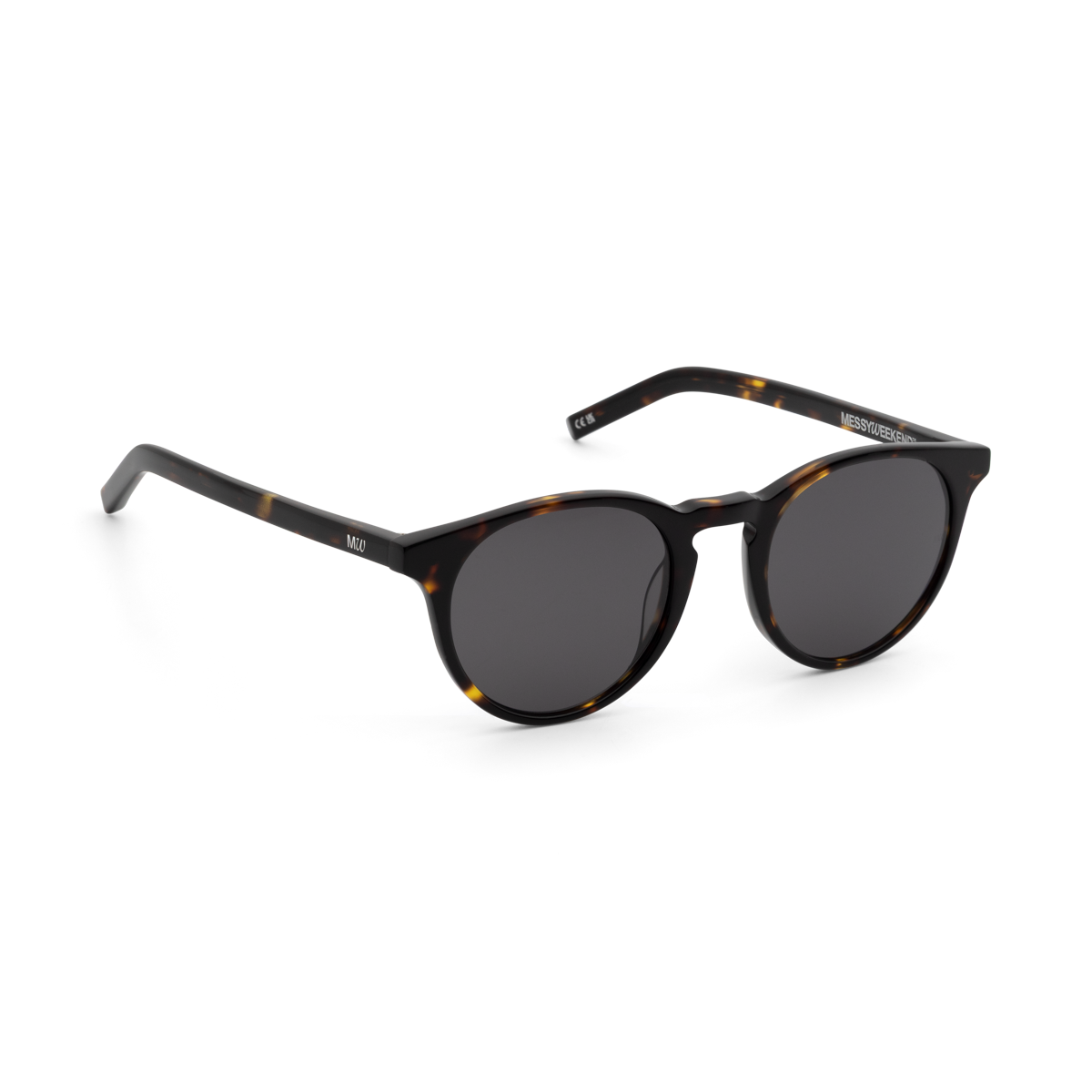 OLO Dark Havana Tortoise Round Acetate Sunglasses fmr Depp by Messy Weekend