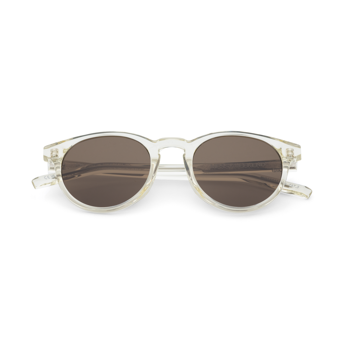 OLO Champagne Classic Round Acetate Sunglasses fmr Depp by Messy Weekend