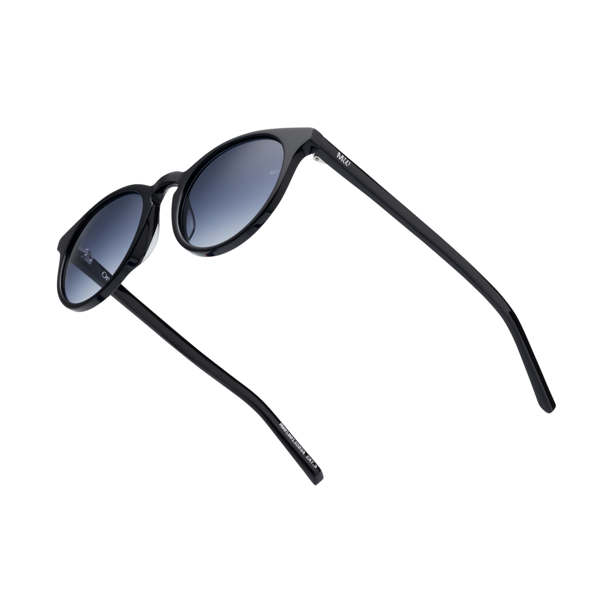 OMI Black Round Acetate Sunglasses fmr New Depp by Messy Weekend