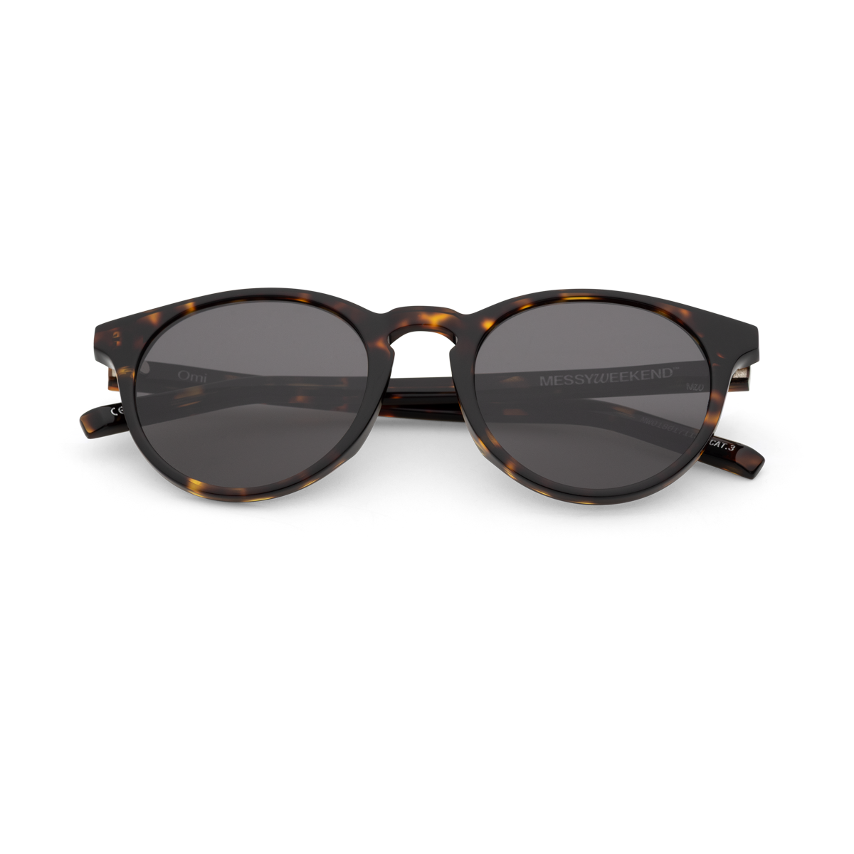 OMI Dark Havana Round Acetate Sunglasses fmr New Depp by Messy Weekend
