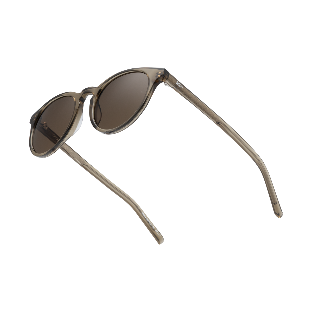 OMI Moss Green Round Acetate Sunglasses fmr New Depp by Messy Weekend