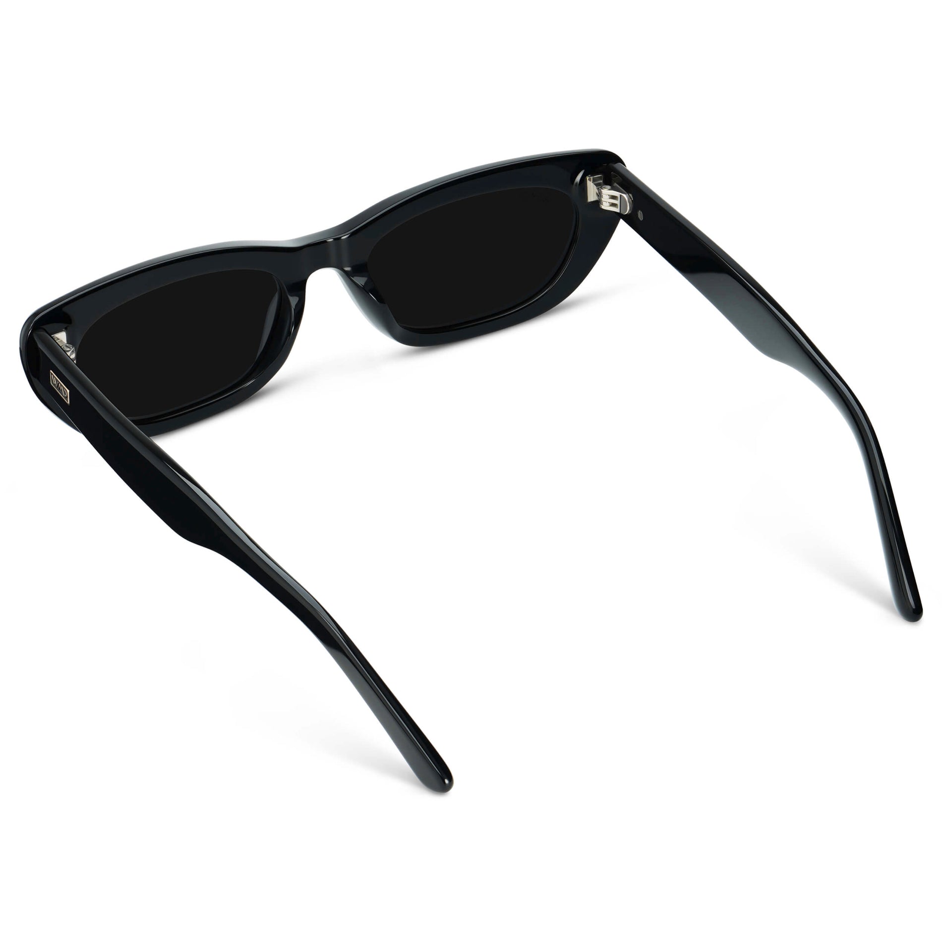 QUINN Women's Narrow Cat - Eye Sunglasses in Triple Black by WMP Eyewear - PUNCH Watch & Eyewear - WMP Eyewear