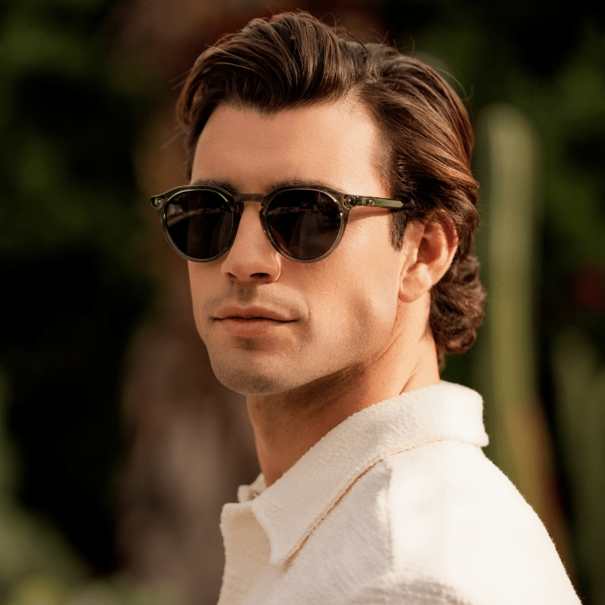 RALPH Rounded Polarized Men's Sunglasses in Crystal Agave by WMP Eyewear - PUNCH Watch & Eyewear - WMP Eyewear