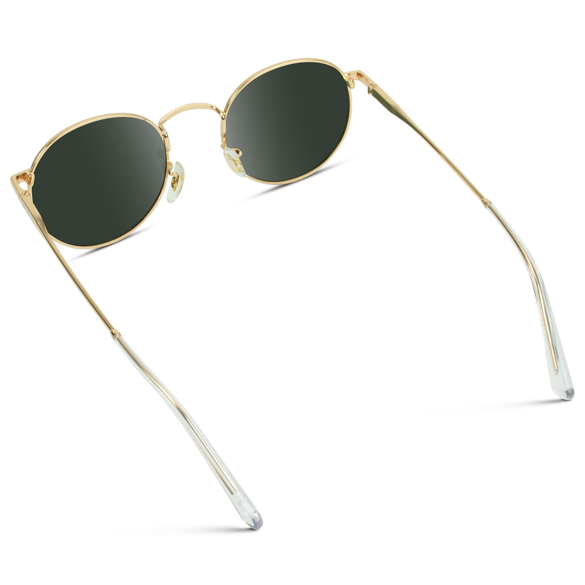 NEVADA Unisex Vintage Retro Sunglasses in Gold, Smoke Green Lens by WMP Eyewear - PUNCH Watch & Eyewear - WMP Eyewear