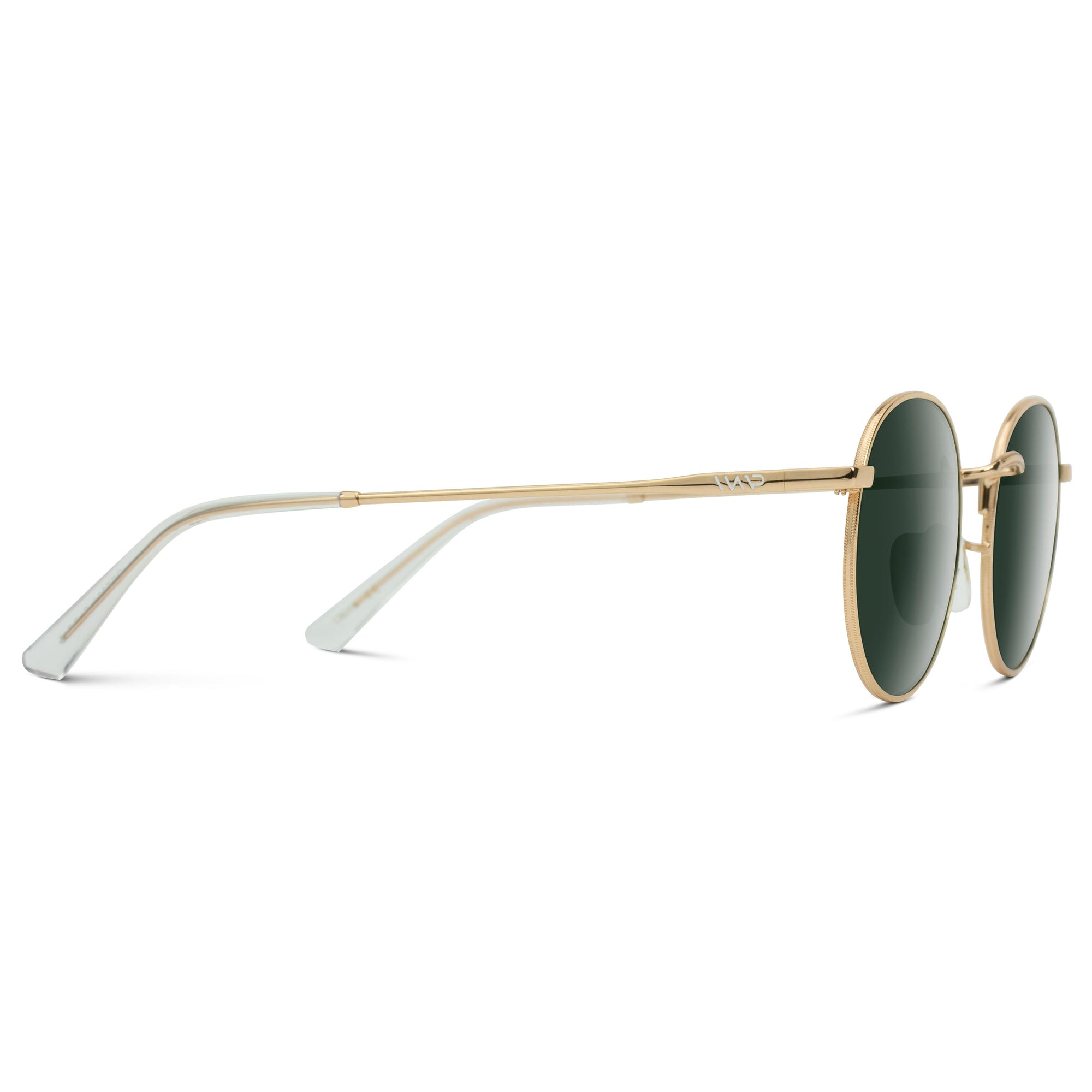 NEVADA Unisex Vintage Retro Sunglasses in Gold, Smoke Green Lens by WMP Eyewear - PUNCH Watch & Eyewear - WMP Eyewear