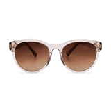 Messy Weekend Rita Oversized Round Sunglasses - Rose Brown