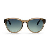 Messy Weekend Rita Oversized Round Sunglasses - Bottle Green