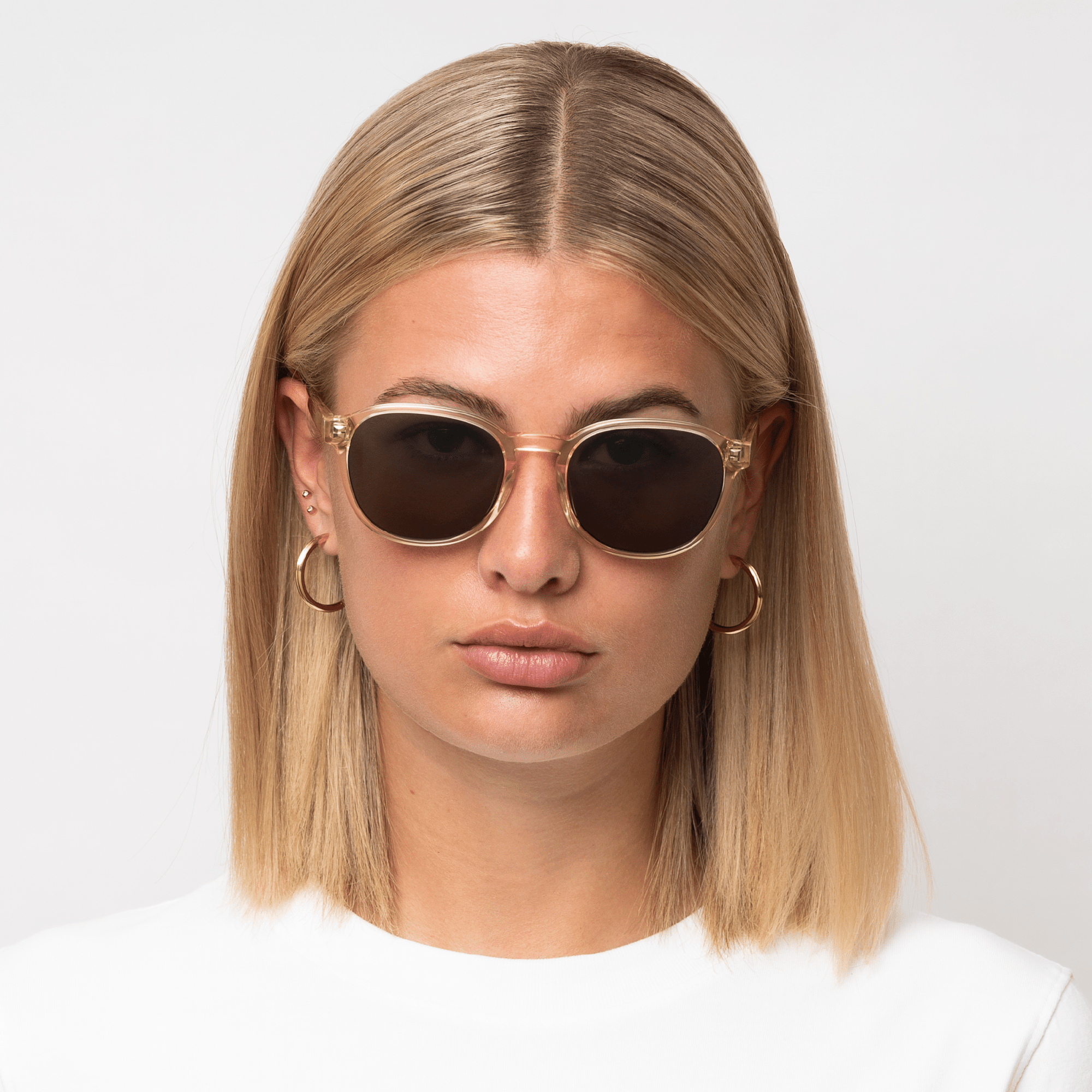 RYAN Champagne Green Sunglasses by Messy Weekend - PUNCH Watch & Eyewear - MESSY WEEKEND
