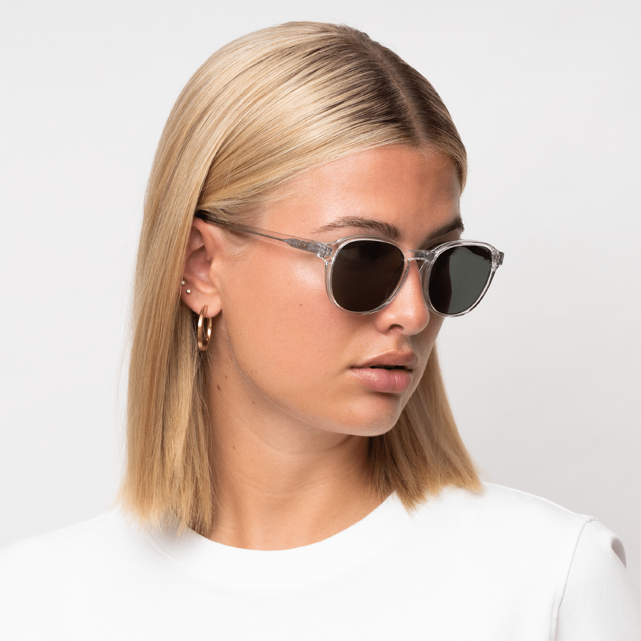 RYAN Crystal Green Sunglasses by Messy Weekend - PUNCH Watch & Eyewear - MESSY WEEKEND