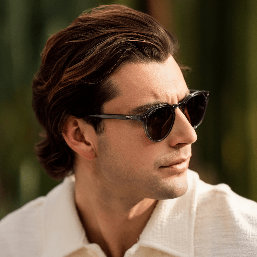 RALPH Rounded Polarized Men's Sunglasses in Crystal Stone Blue by WMP Eyewear - PUNCH Watch & Eyewear - WMP Eyewear