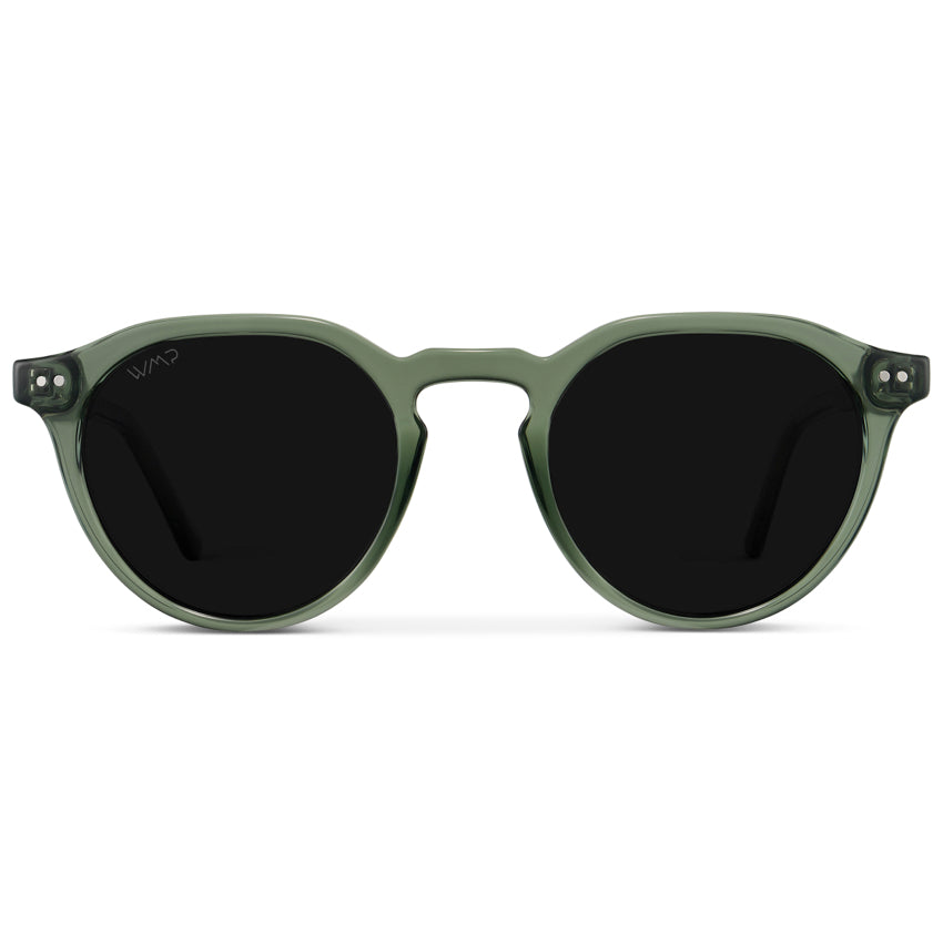 RALPH Rounded Polarized Men's Sunglasses in Crystal Agave by WMP Eyewear - Punch Watch Design 