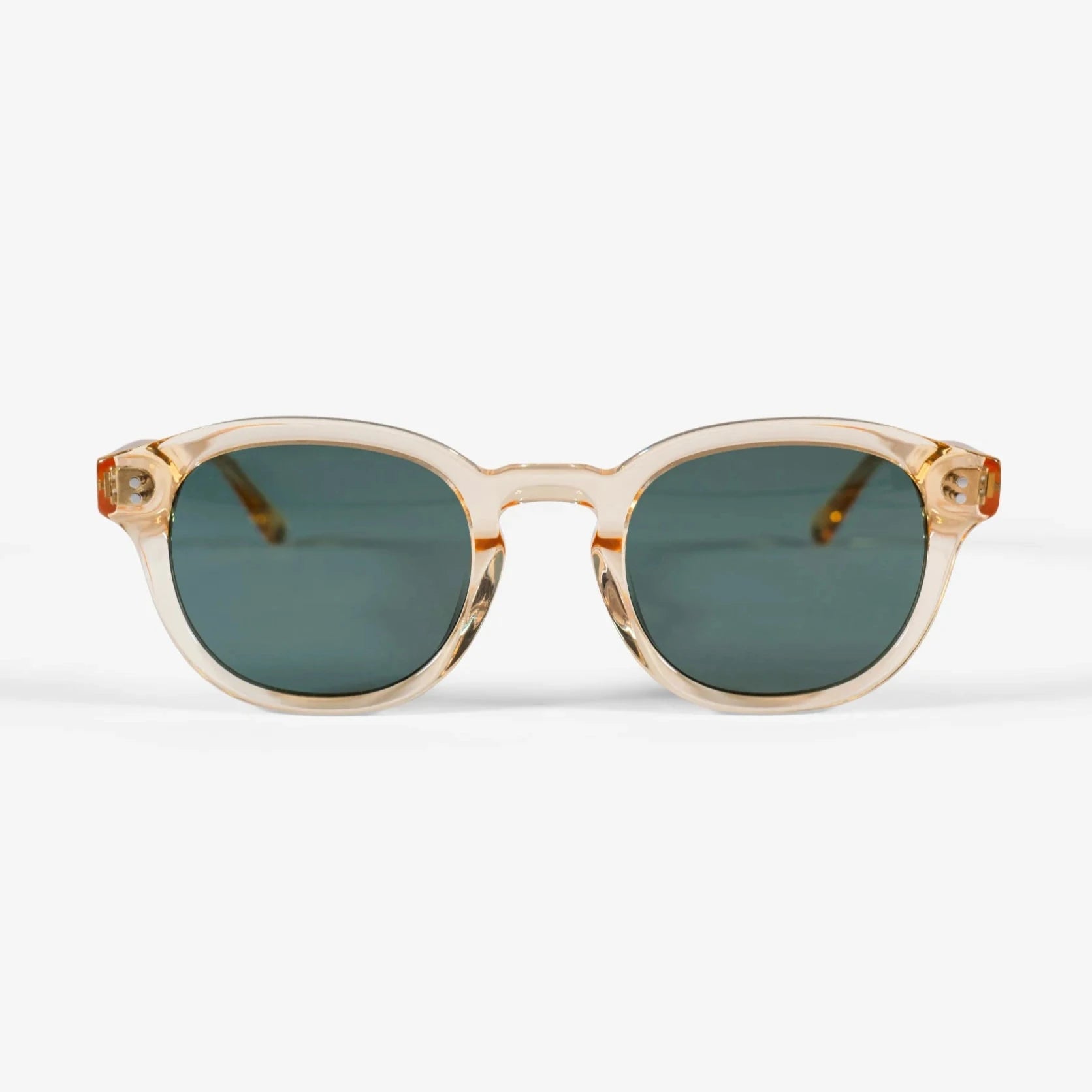 BILLE Champagne Green Sunglasses by Messy Weekend - Punch Watch Design 