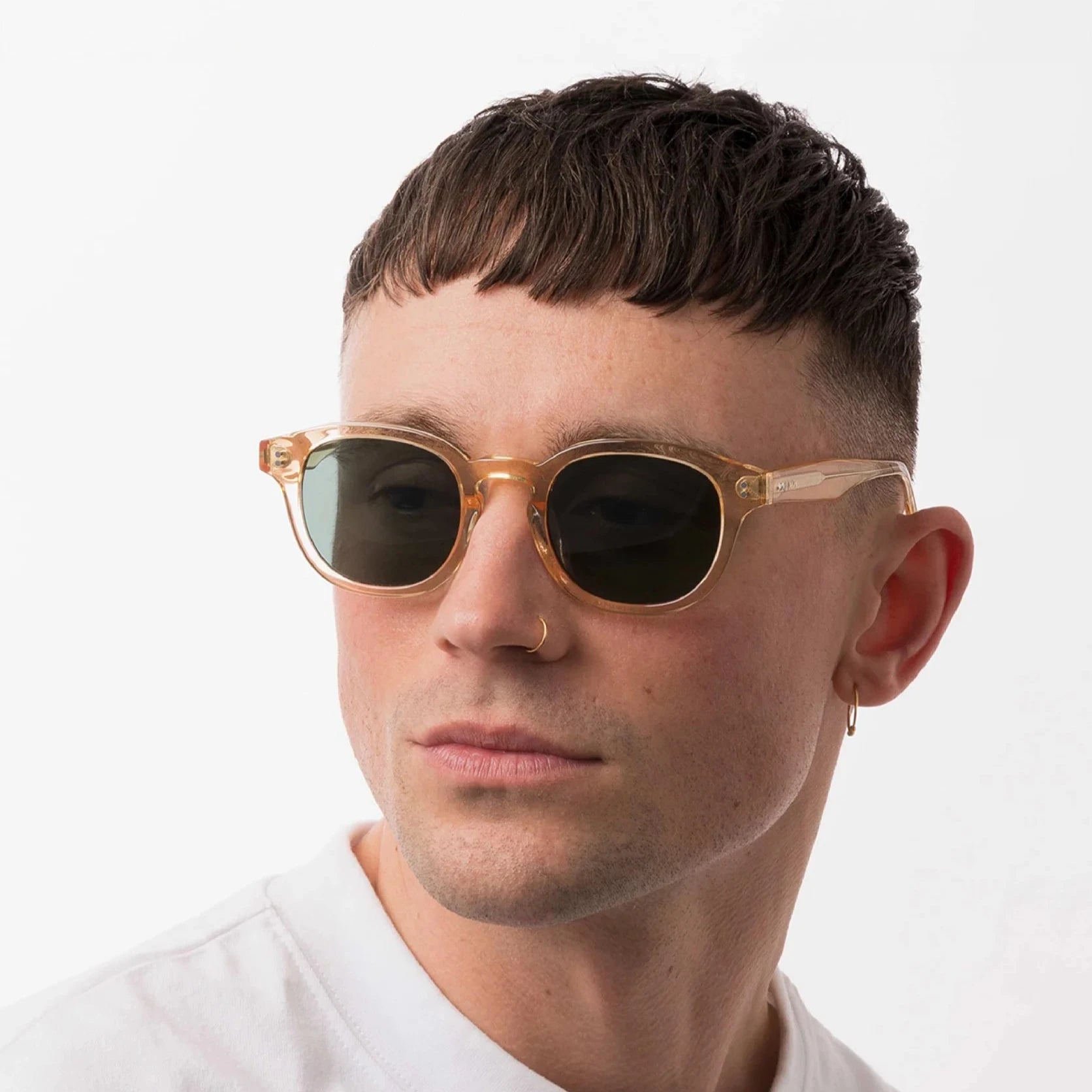 BILLE Champagne Green Sunglasses by Messy Weekend - PUNCH Watch & Eyewear - MESSY WEEKEND