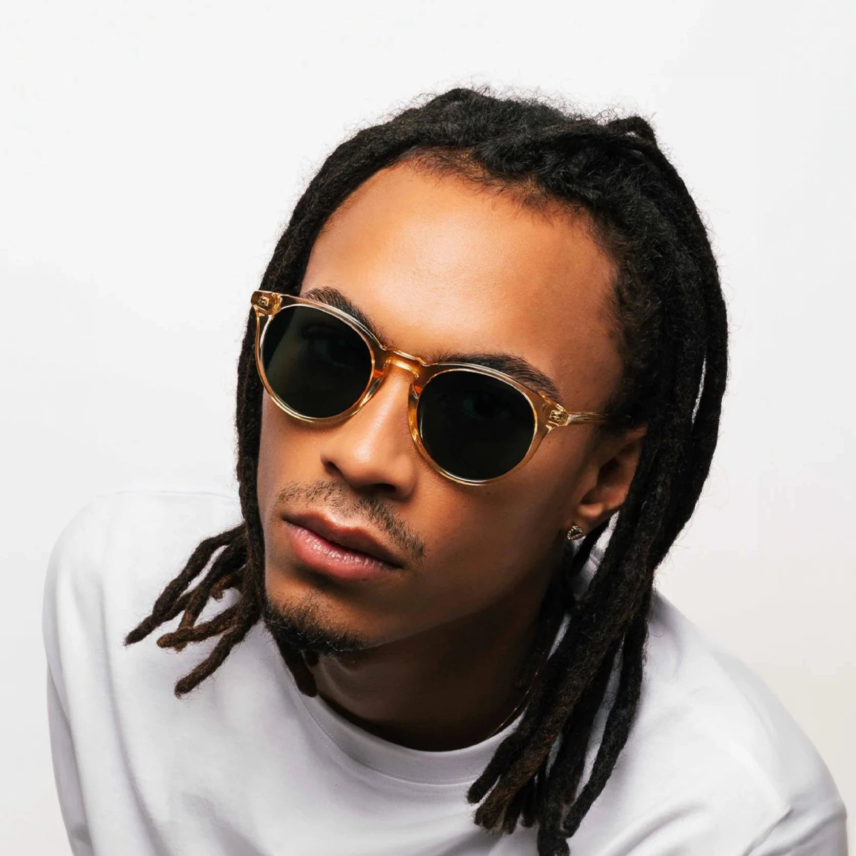 BILLE sunglasses by MessyWeekend, stylish unisex round eyewear made with durable acetate design