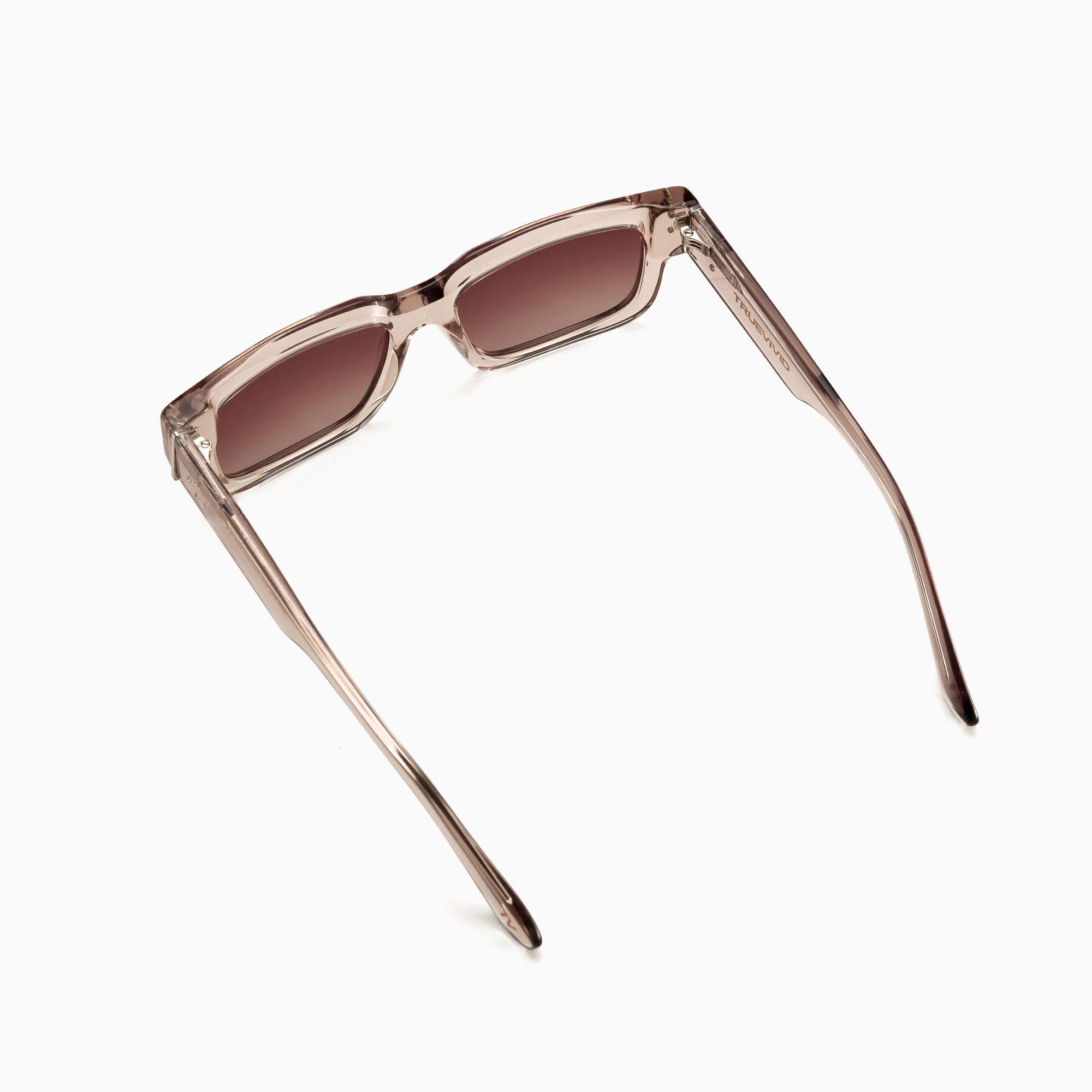 SOLEN Polarised Sunglasses, Unisex, Beige Crystal, Brown Gradient by TrueVivid - PUNCH Watch & Eyewear - TRUEVIVID