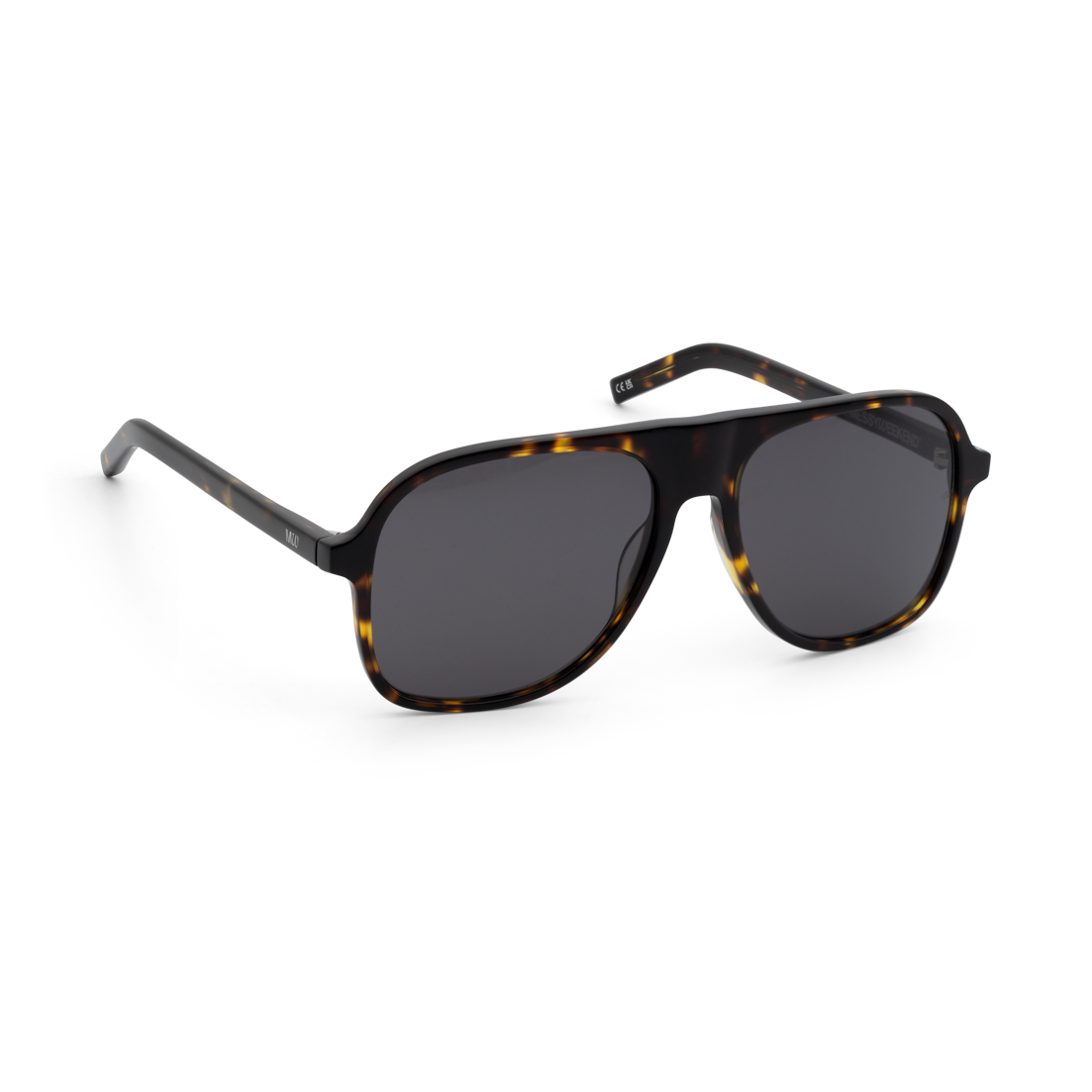 SUMI Oversized Aviator Acetate Sunglasses Dark Tortoise by Messy Weekend