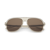 SUMI Oversized Aviator Acetate Sunglasses in Clay by Messy Weekend