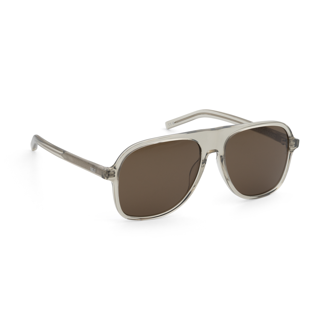 SUMI Oversized Aviator Acetate Sunglasses in Clay by Messy Weekend