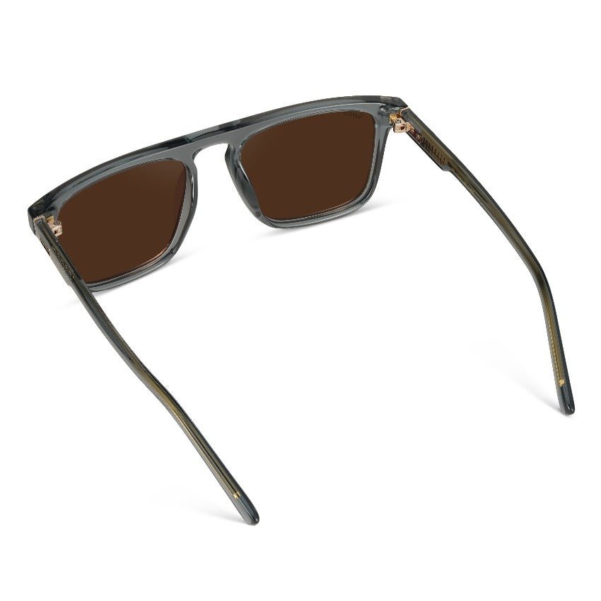 SAWYER Square Men’s Trendy Sunglasses in Nautical Crystal Blue by WMP Eyewear - PUNCH Watch & Eyewear - WMP Eyewear