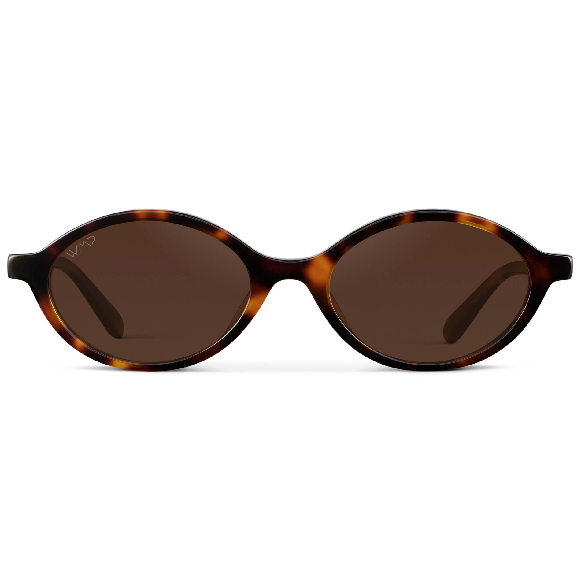 SELENE Vintage Oval Women's Sunglasses in Brown Tortoise by WMP Eyewea