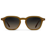 SILAS Polarized Square Sunglasses in Dune Brown by WMP Eyewear