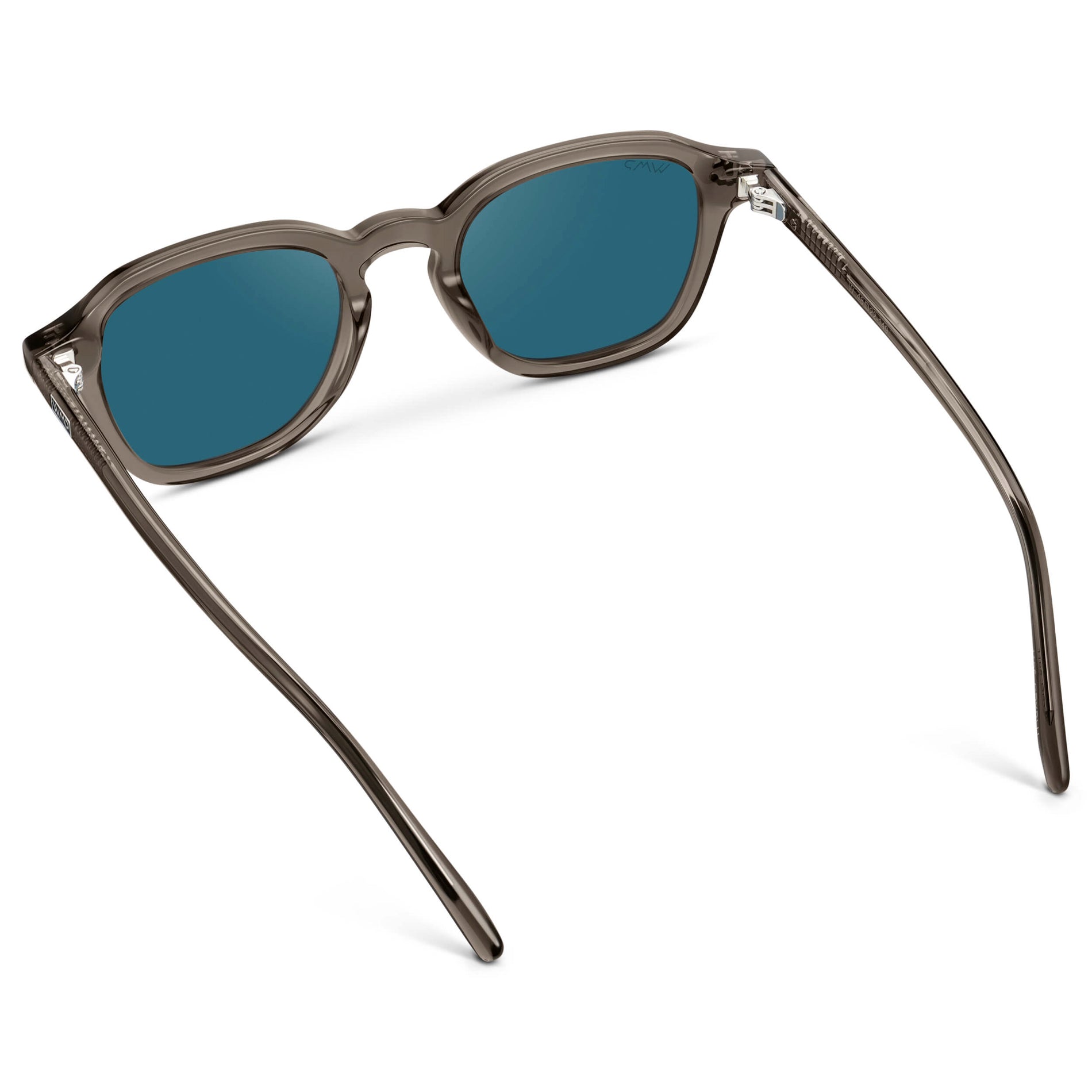 SILAS Polarized Square Sunglasses in Crystal Gunmetal by WMP Eyewear - PUNCH Watch & Eyewear - WMP Eyewear