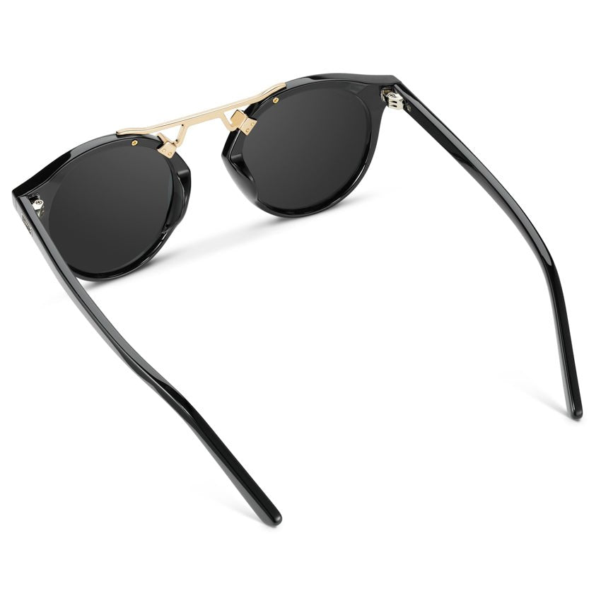 SKYLER Double Bridge Women's Sunglasses in Black by WMP Eyewear - PUNCH Watch & Eyewear - WMP Eyewear