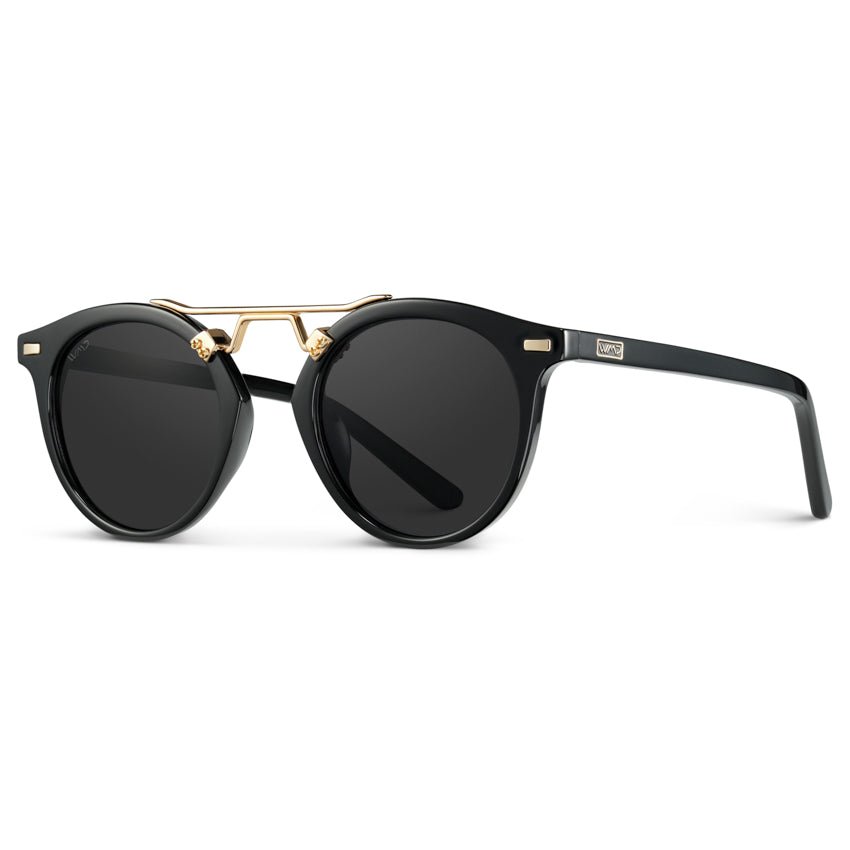 SKYLER Double Bridge Women's Sunglasses in Black by WMP Eyewear - PUNCH Watch & Eyewear - WMP Eyewear