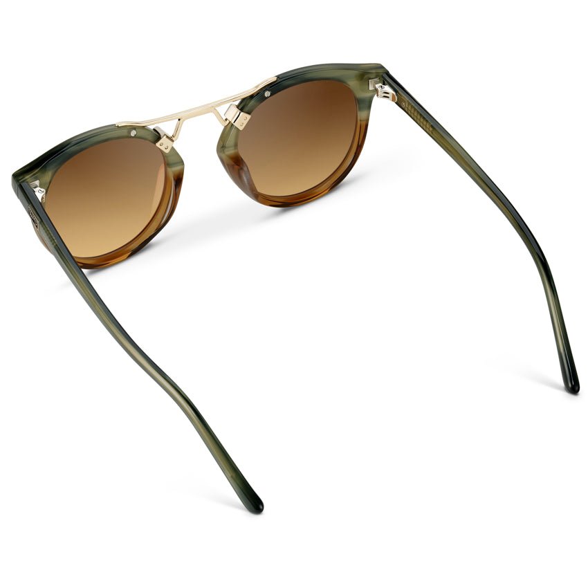 SKYLER Double Bridge Women's Sunglasses in Desert Sage by WMP Eyewear - PUNCH Watch & Eyewear - WMP Eyewear