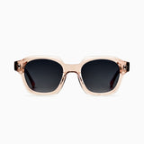 Square Hexagonal Polarised Sunglasses - TrueVivid Theo l Beige Crystal