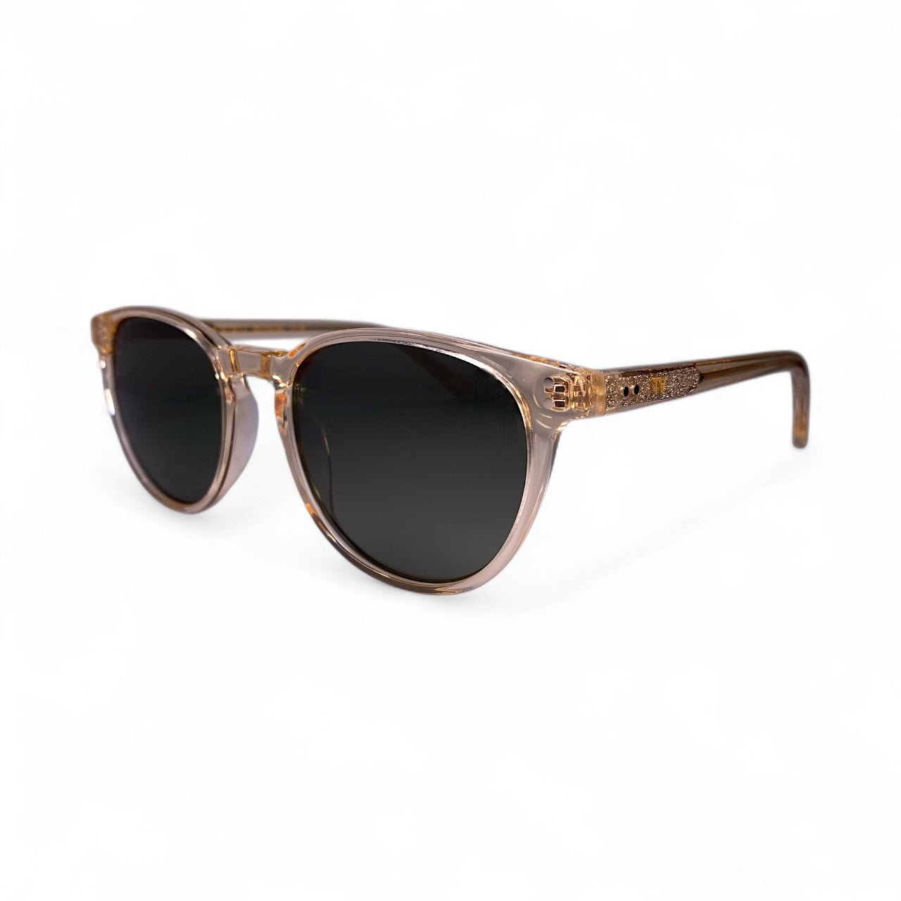 LYRA Wayfarer Polarised Sunglasses in Champagne, Green Lens by TrueVivid - PUNCH Watch & Eyewear - TRUEVIVID