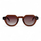 Hexagonal Polarised Sunglasses - TrueVivid Mael l Brown