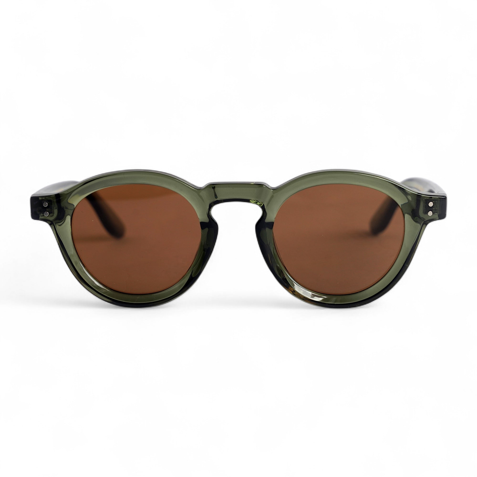 NORDEN, Essentials Polarised Sunglasses, Unisex, Moss Green, Brown Lens by TrueVivid - PUNCH Watch & Eyewear 
