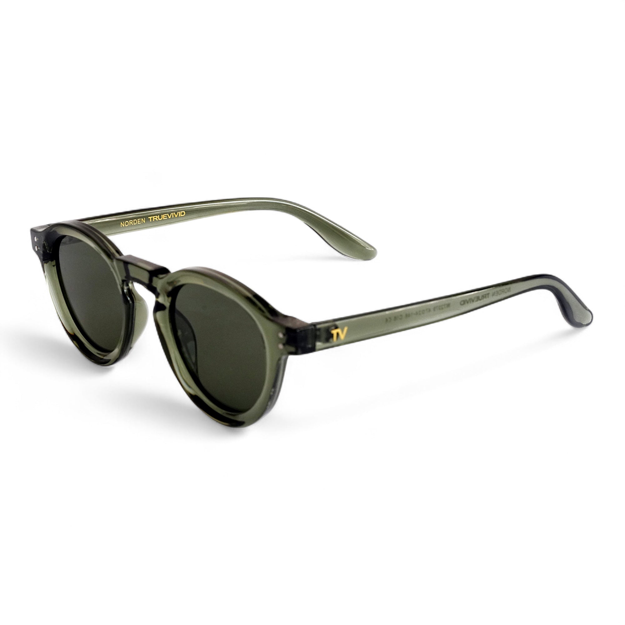 NORDEN, Essentials Polarised Sunglasses, Unisex, Moss Green, Green Lens by TrueVivid - PUNCH Watch & Eyewear - TRUEVIVID