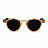 TrueVivid REN Round Polarised Sunglasses - Matt Yellow Tortoise