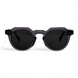 Rounded Hexagonal Polarised Sunglasses - TrueVivid Vea l Grey