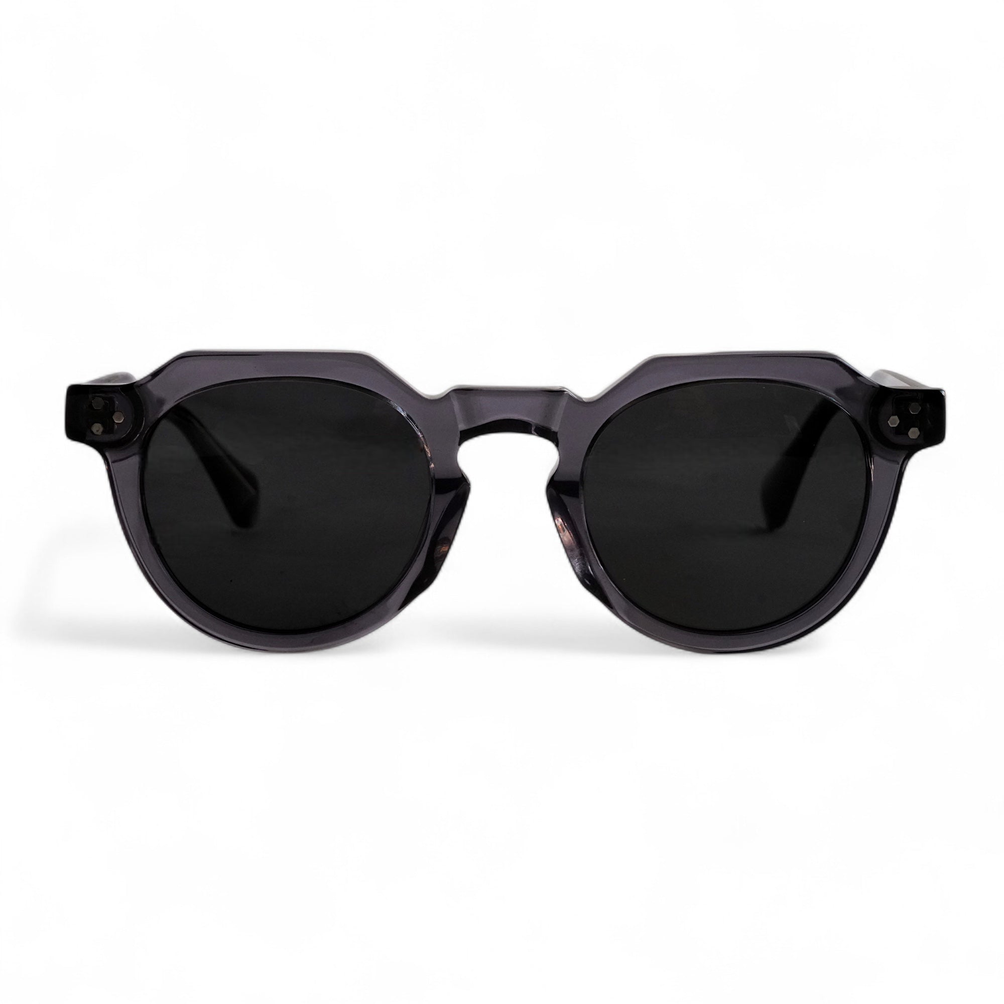 VEA Rounded Hex Storm Grey Sunglasses, Grey Lens by TrueVivid - PUNCH Watch & Eyewear - TRUEVIVID