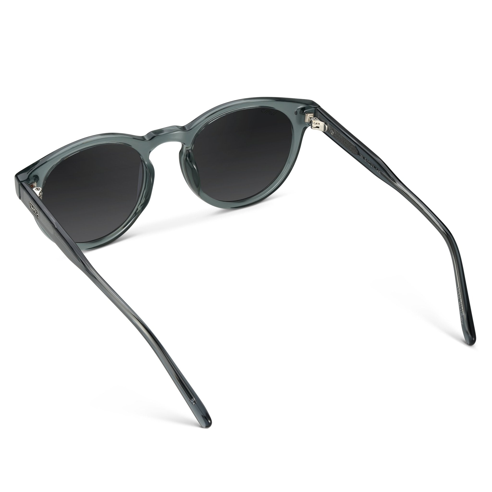 TATE Retro Round Unisex Sunglasses in Crystal Blue by WMP Eyewear - PUNCH Watch & Eyewear - WMP Eyewear