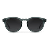 TATE Retro Round Unisex Sunglasses in Crystal Blue by WMP Eyewear