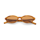 UMA Honey Havana Tortoise Oval Sunglasses by Messy Weekend